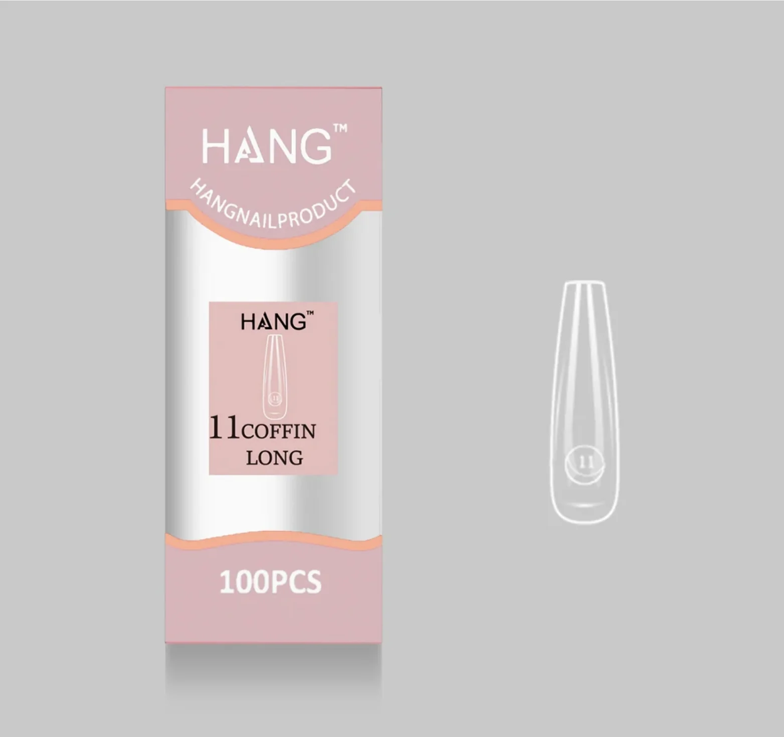 Flex-Gel EX Natural Coffin Long #11