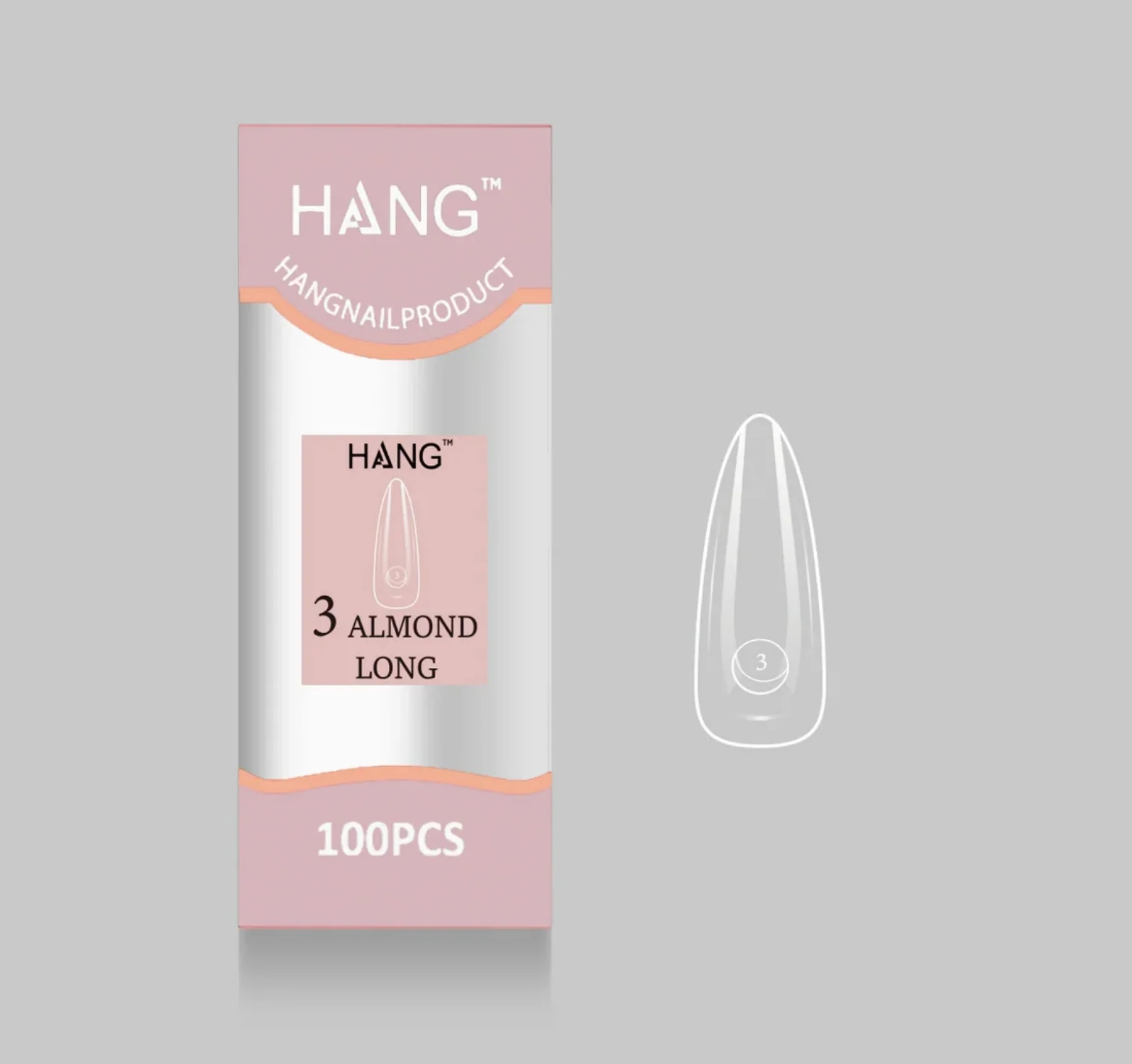 Flex-Gel EX Natural Almond Long #3