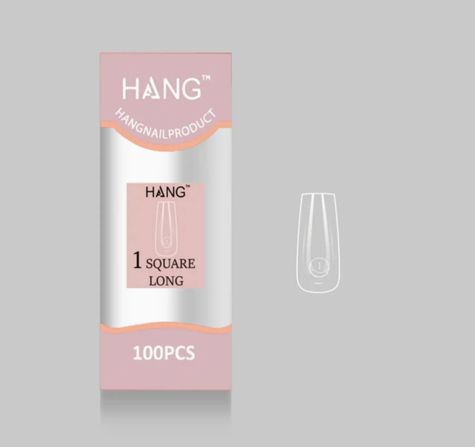 Flex-Gel EX Natural Square Long #1