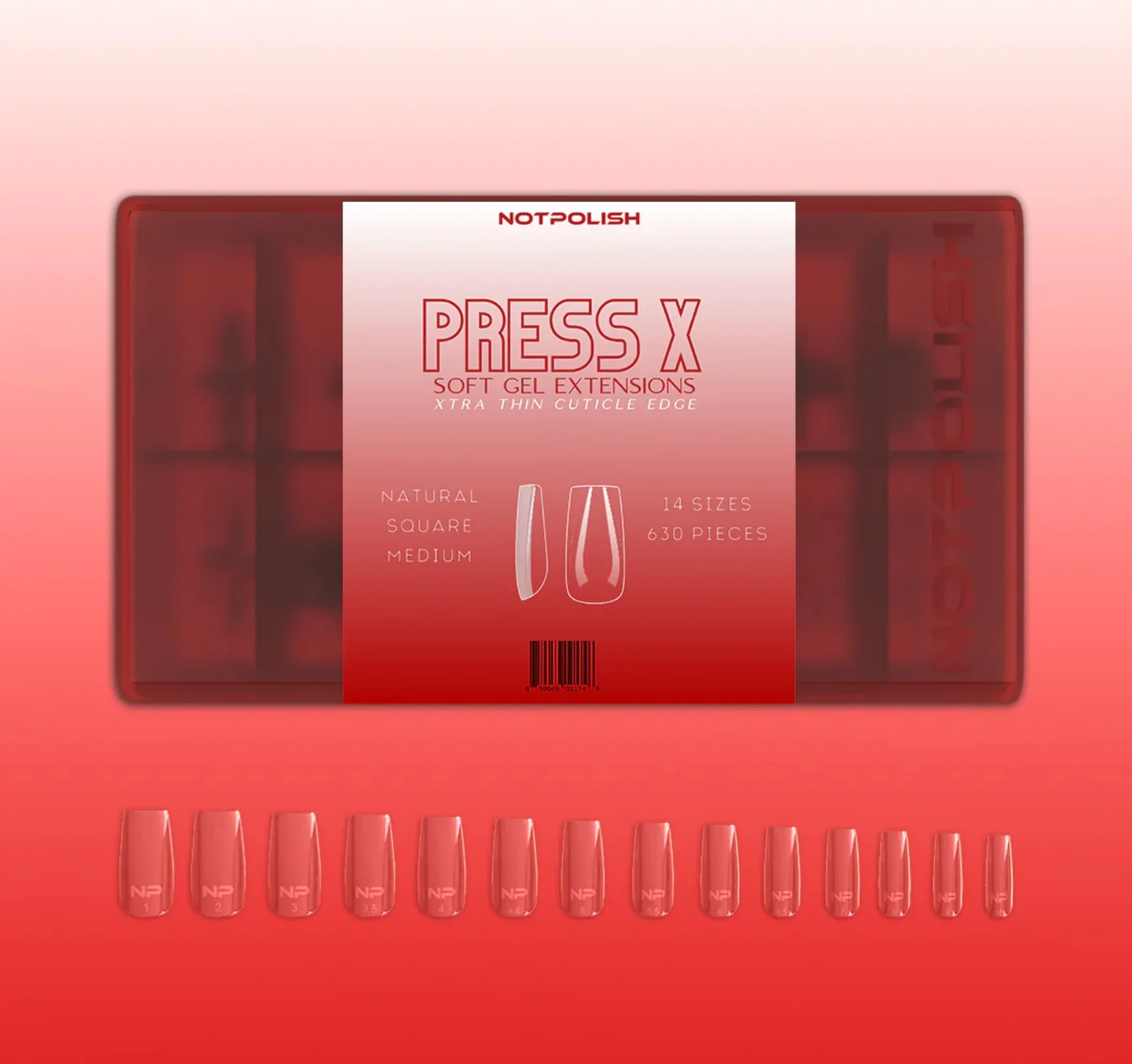 Press X - Natural Square Medium - WS
