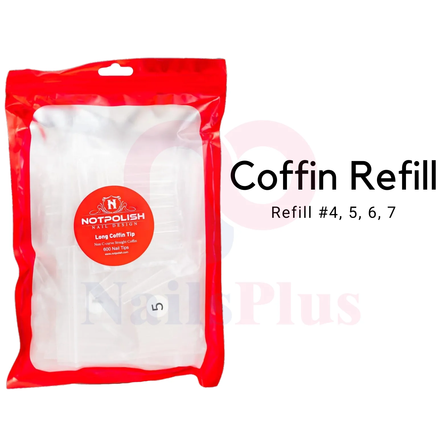Long Coffin Tips #4,5,6,7 - Refill