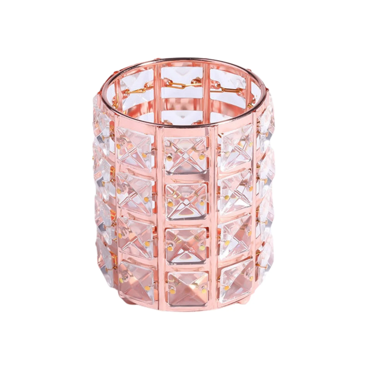 Crystal Round Brush Holder - WS