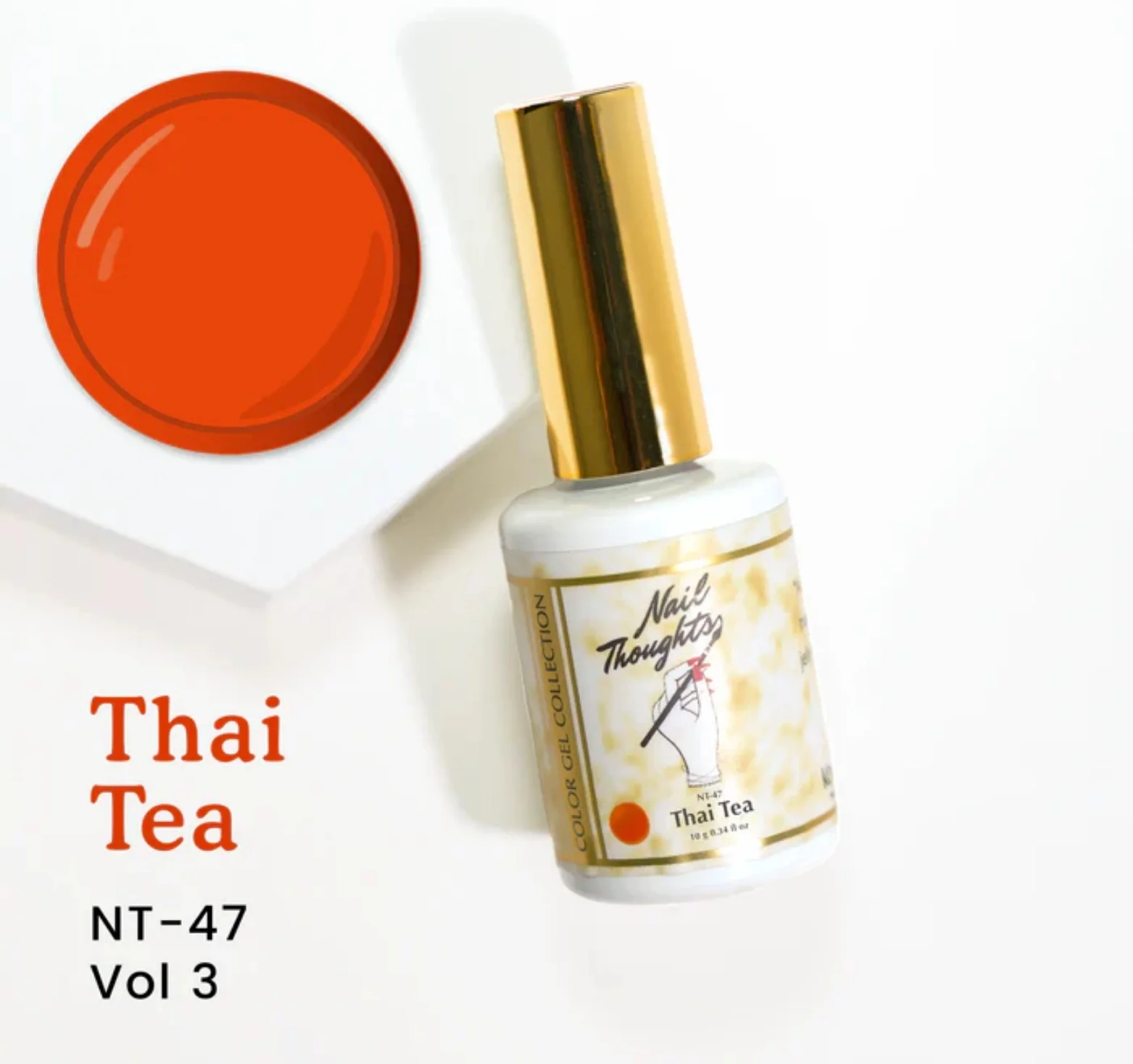 Nail Thoughts Gel Polish Thai Tea